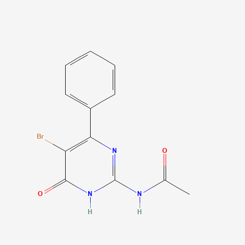 N-(5-bromo-4-oxo-6-phenyl-1H-pyrimidin-2-yl)acetamide (CAS: 74856-68-1) - Related Chemical Product