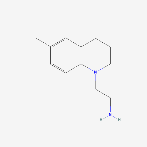 2-(6-methyl-3,4-dihydro-2H-quinolin-1-yl)ethanamine (CAS: 552867-03-5) - Chemical Structure and Molecular Formula 