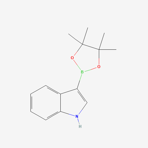 3-(4,4,5,5-tetramethyl-1,3,2-dioxaborolan-2-yl)-1H-indole (CAS: 937366-54-6) - Related Chemical Product
