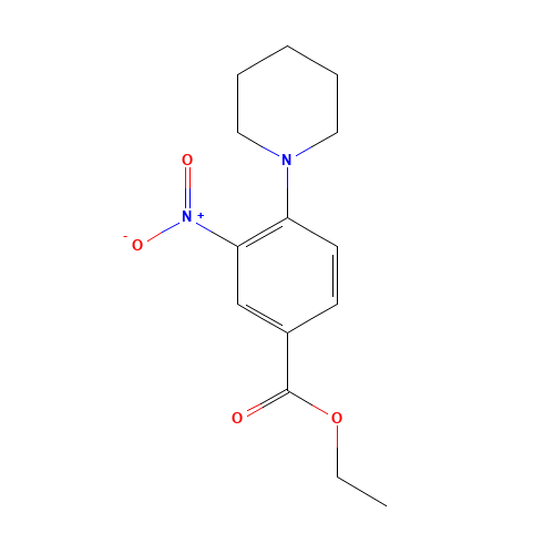 ethyl 3-nitro-4-piperidin-1-ylbenzoate (CAS: 71254-72-3) - Related Chemical Product