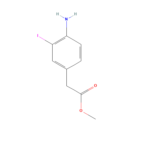 methyl 2-(4-amino-3-iodophenyl)acetate (CAS: 374933-81-0) - Related Chemical Product