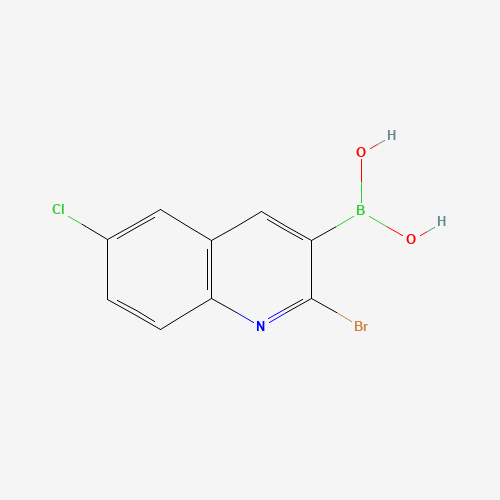 (2-bromo-6-chloroquinolin-3-yl)boronic acid (CAS: 1026203-93-9) - Related Chemical Product