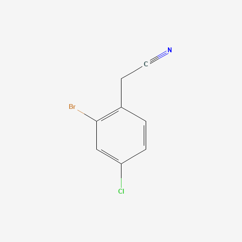 2-(2-bromo-4-chlorophenyl)acetonitrile (CAS: 52864-54-7) - Related Chemical Product