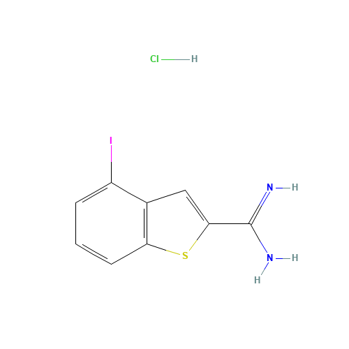 4-iodo-1-benzothiophene-2-carboximidamide;hydrochloride (CAS: 149732-36-5) - Related Chemical Product