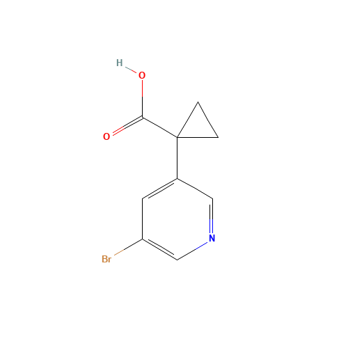 1-(5-bromopyridin-3-yl)cyclopropane-1-carboxylic acid (CAS: 1256038-40-0) - Related Chemical Product