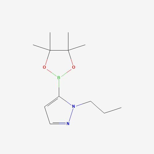 1-propyl-5-(4,4,5,5-tetramethyl-1,3,2-dioxaborolan-2-yl)pyrazole (CAS: 847818-76-2) - Related Chemical Product