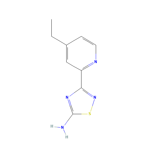 3-(4-ethylpyridin-2-yl)-1,2,4-thiadiazol-5-amine (CAS: 1179361-30-8) - Related Chemical Product