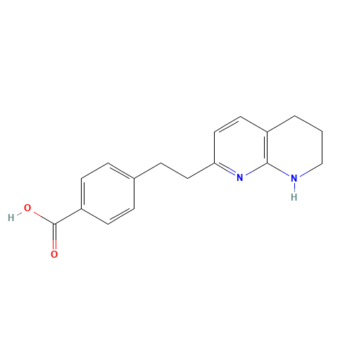 4-[2-(5,6,7,8-tetrahydro-1,8-naphthyridin-2-yl)ethyl]benzoic acid (CAS: 210694-05-6) - Related Chemical Product