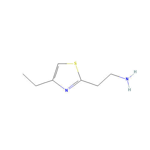 2-(4-ethyl-1,3-thiazol-2-yl)ethanamine (CAS: 936940-32-8) - Chemical Structure and Molecular Formula 