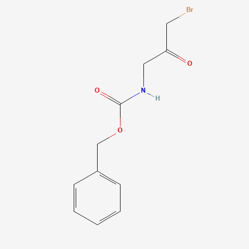 benzyl N-(3-bromo-2-oxopropyl)carbamate (CAS: 175027-92-6) - Chemical Structure and Molecular Formula 