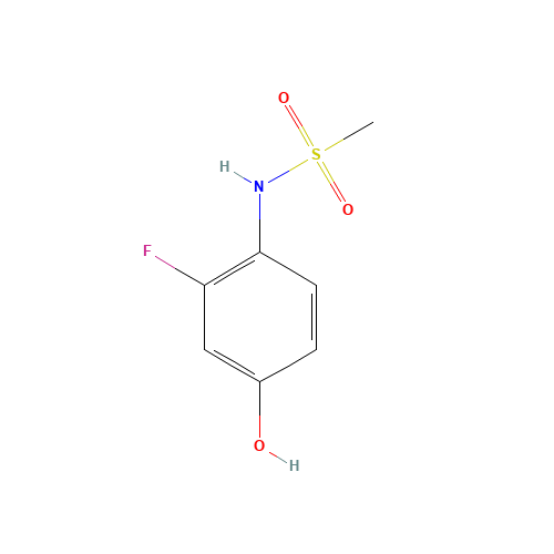 N-(2-fluoro-4-hydroxyphenyl)methanesulfonamide (CAS: 821765-75-7) - Related Chemical Product