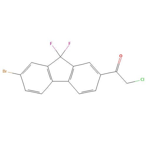 1-(7-bromo-9,9-difluorofluoren-2-yl)-2-chloroethanone (CAS: 1378387-81-5) - Related Chemical Product