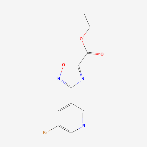 ethyl 3-(5-bromopyridin-3-yl)-1,2,4-oxadiazole-5-carboxylate (CAS: 850375-34-7) - Related Chemical Product