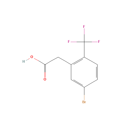 2-[5-bromo-2-(trifluoromethyl)phenyl]acetic acid (CAS: 1214377-70-4) - Related Chemical Product