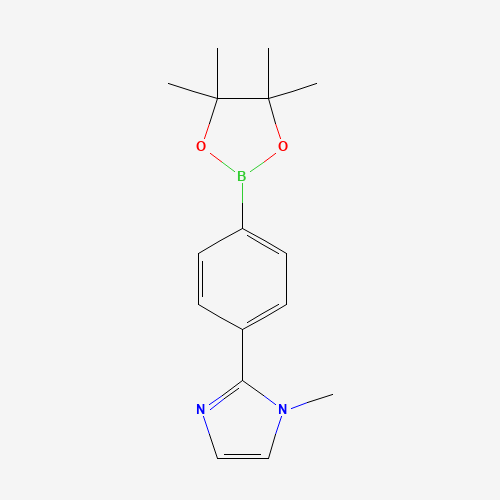1-methyl-2-[4-(4,4,5,5-tetramethyl-1,3,2-dioxaborolan-2-yl)phenyl]imidazole (CAS: 1394374-23-2) - Related Chemical Product