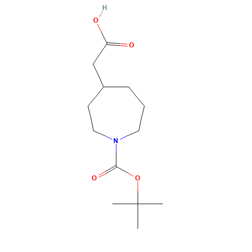 2-[1-[(2-methylpropan-2-yl)oxycarbonyl]azepan-4-yl]acetic acid (CAS: 1268521-78-3) - Related Chemical Product