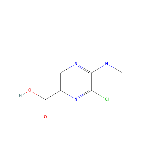 6-chloro-5-(dimethylamino)pyrazine-2-carboxylic acid (CAS: 848187-36-0) - Related Chemical Product