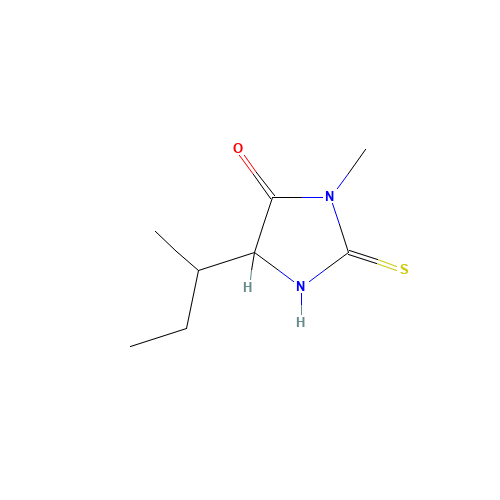 5-butan-2-yl-3-methyl-2-sulfanylideneimidazolidin-4-one (CAS: 704-06-3) - Related Chemical Product