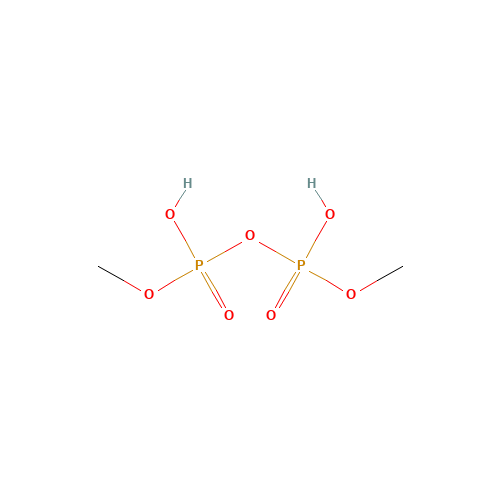 [hydroxy(methoxy)phosphoryl] methyl hydrogen phosphate (CAS: 26644-00-8) - Chemical Structure and Molecular Formula 