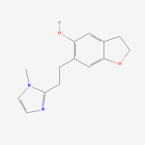 6-[2-(1-methylimidazol-2-yl)ethyl]-2,3-dihydro-1-benzofuran-5-ol (CAS: 120722-12-5) - Related Chemical Product