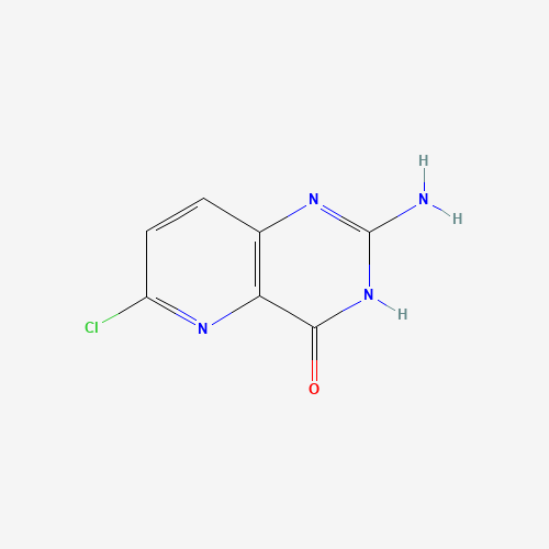 2-amino-6-chloro-1H-pyrido[3,2-d]pyrimidin-4-one (CAS: 897359-74-9) - Chemical Structure and Molecular Formula 