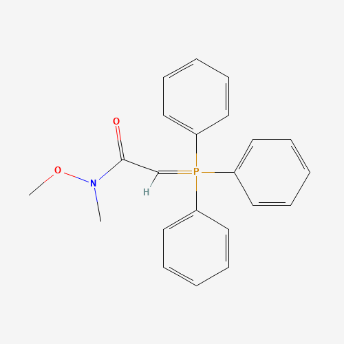N-methoxy-N-methyl-2-(triphenyl-$l^{5}-phosphanylidene)acetamide (CAS: 129986-67-0) - Related Chemical Product