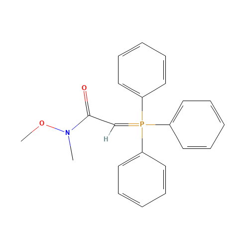 N-methoxy-N-methyl-2-(triphenyl-$l^{5}-phosphanylidene)acetamide (CAS: 129986-67-0) - Related Chemical Product
