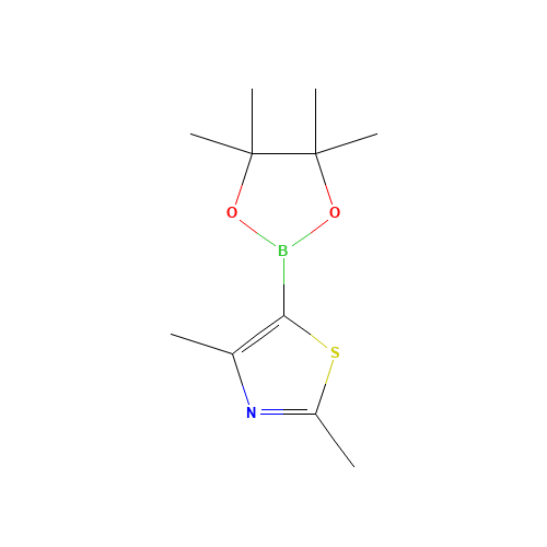 2,4-dimethyl-5-(4,4,5,5-tetramethyl-1,3,2-dioxaborolan-2-yl)-1,3-thiazole (CAS: 859833-13-9) - Related Chemical Product