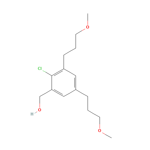 [2-chloro-3,5-bis(3-methoxypropyl)phenyl]methanol (CAS: 1266728-44-2) - Related Chemical Product