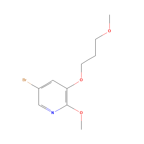 5-bromo-2-methoxy-3-(3-methoxypropoxy)pyridine (CAS: 865156-71-4) - Related Chemical Product
