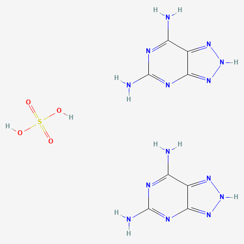 sulfuric acid;2H-triazolo[4,5-d]pyrimidine-5,7-diamine (CAS: 58502-11-7) - Related Chemical Product
