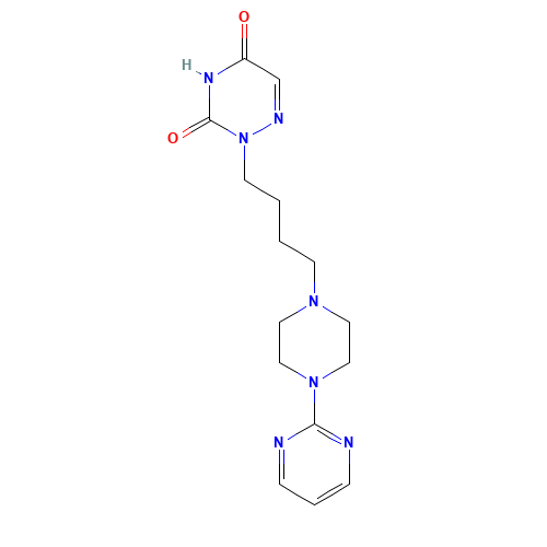 2-[4-(4-pyrimidin-2-ylpiperazin-1-yl)butyl]-1,2,4-triazine-3,5-dione (CAS: 179756-57-1) - Related Chemical Product