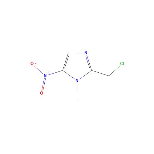 2-(chloromethyl)-1-methyl-5-nitroimidazole (CAS: 6905-07-3) - Related Chemical Product