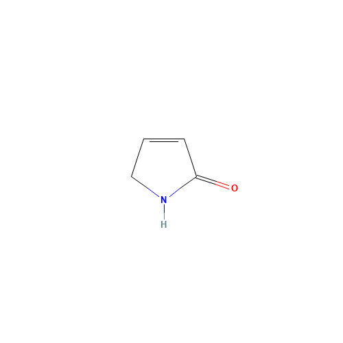 1,2-dihydropyrrol-5-one (CAS: 4031-15-6) - Chemical Structure and Molecular Formula 
