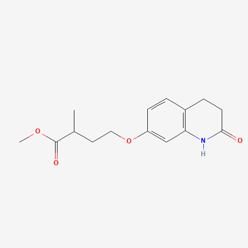 methyl 2-methyl-4-[(2-oxo-3,4-dihydro-1H-quinolin-7-yl)oxy]butanoate (CAS: 913613-90-8) - Related Chemical Product