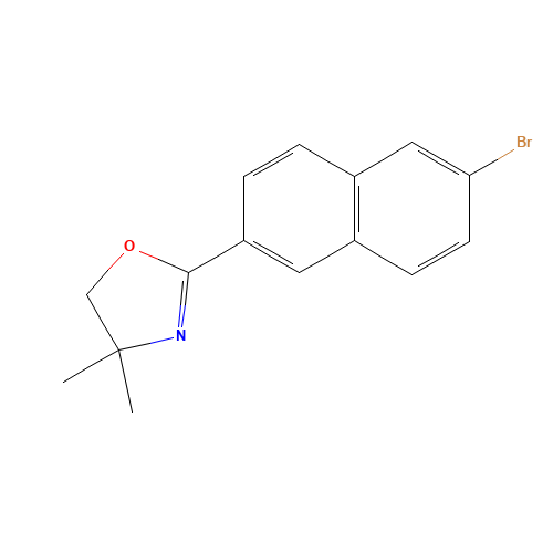 2-(6-bromonaphthalen-2-yl)-4,4-dimethyl-5H-1,3-oxazole (CAS: 337524-03-5) - Related Chemical Product