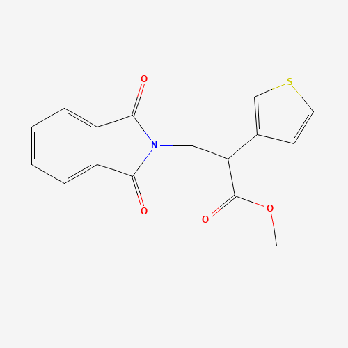 methyl 3-(1,3-dioxoisoindol-2-yl)-2-thiophen-3-ylpropanoate (CAS: 1206786-46-0) - Related Chemical Product