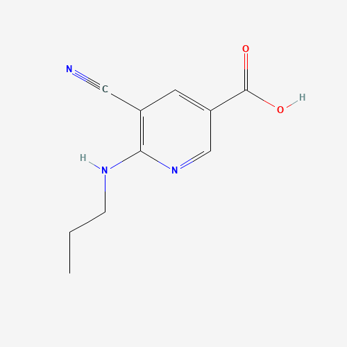 5-cyano-6-(propylamino)pyridine-3-carboxylic acid (CAS: 1258856-24-4) - Related Chemical Product