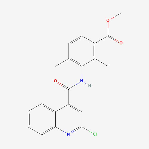 methyl 3-[(2-chloroquinoline-4-carbonyl)amino]-2,4-dimethylbenzoate (CAS: 1529761-37-2) - Related Chemical Product