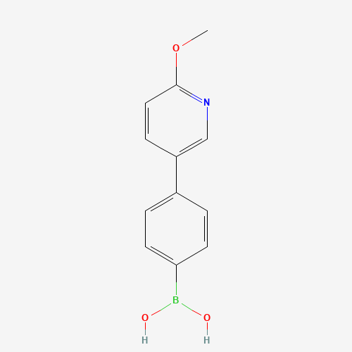 [4-(6-methoxypyridin-3-yl)phenyl]boronic acid (CAS: 1224724-40-6) - Related Chemical Product