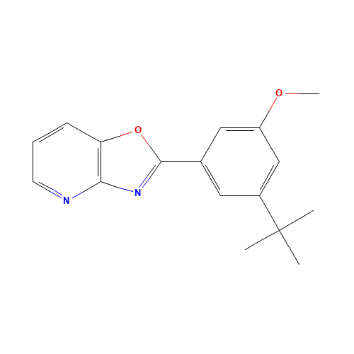 2-(3-tert-butyl-5-methoxyphenyl)-[1,3]oxazolo[4,5-b]pyridine (CAS: 60772-75-0) - Related Chemical Product