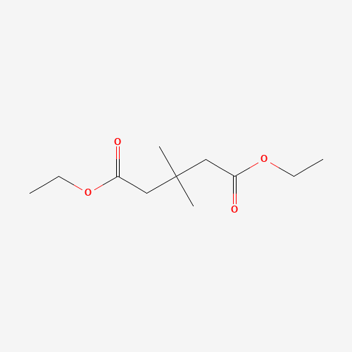 diethyl 3,3-dimethylpentanedioate (CAS: 17804-59-0) - Chemical Structure and Molecular Formula 