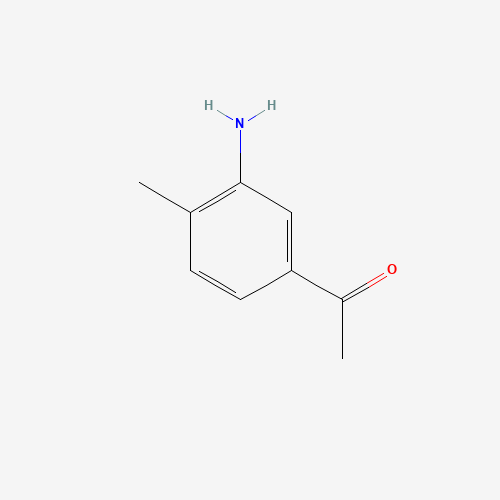 1-(3-amino-4-methylphenyl)ethanone (CAS: 17071-24-8) - Chemical Structure and Molecular Formula 