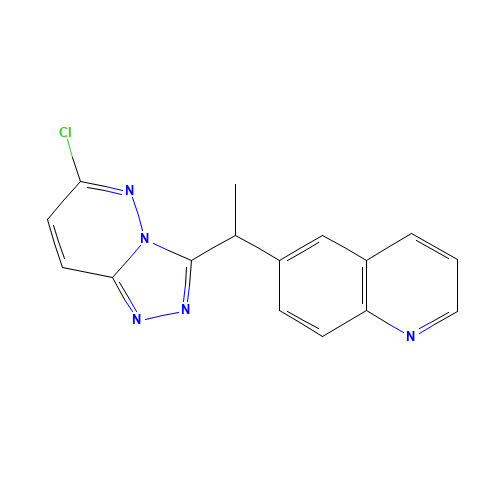 6-[1-(6-chloro-[1,2,4]triazolo[4,3-b]pyridazin-3-yl)ethyl]quinoline (CAS: 959585-31-0) - Related Chemical Product