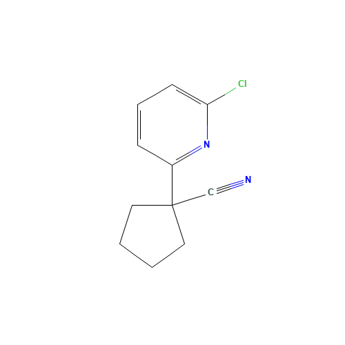 1-(6-chloropyridin-2-yl)cyclopentane-1-carbonitrile (CAS: 916176-89-1) - Related Chemical Product