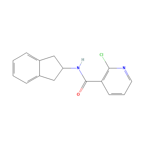 2-chloro-N-(2,3-dihydro-1H-inden-2-yl)pyridine-3-carboxamide (CAS: 450349-68-5) - Related Chemical Product