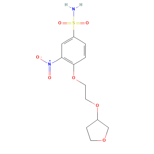 3-nitro-4-[2-(oxolan-3-yloxy)ethoxy]benzenesulfonamide (CAS: 1257049-24-3) - Related Chemical Product