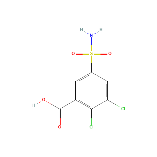 2,3-dichloro-5-sulfamoylbenzoic acid (CAS: 869965-83-3) - Related Chemical Product