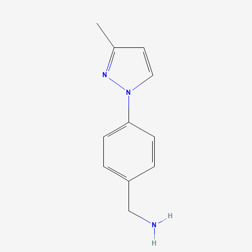 [4-(3-methylpyrazol-1-yl)phenyl]methanamine (CAS: 871720-97-7) - Related Chemical Product