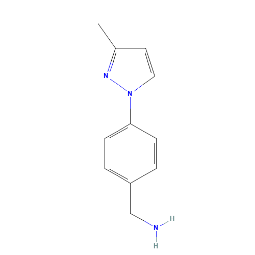 [4-(3-methylpyrazol-1-yl)phenyl]methanamine (CAS: 871720-97-7) - Related Chemical Product
